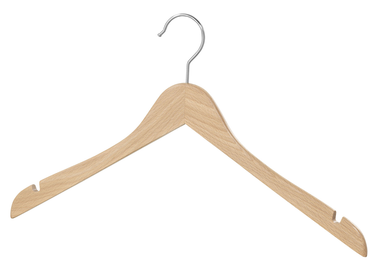 Holzbügel MERKUR, Natur, Rockkerben