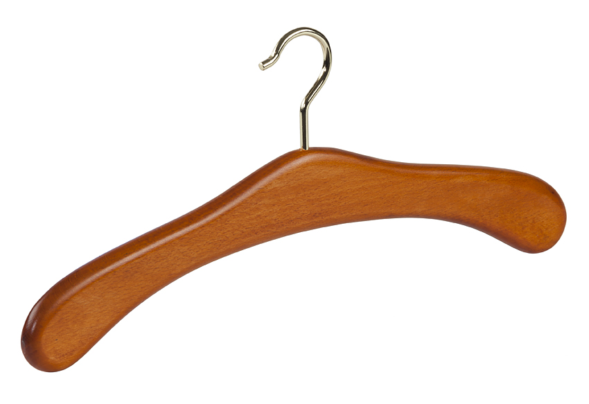 Holz-Kleiderbügel KLASSIK kirsch 4 Stück