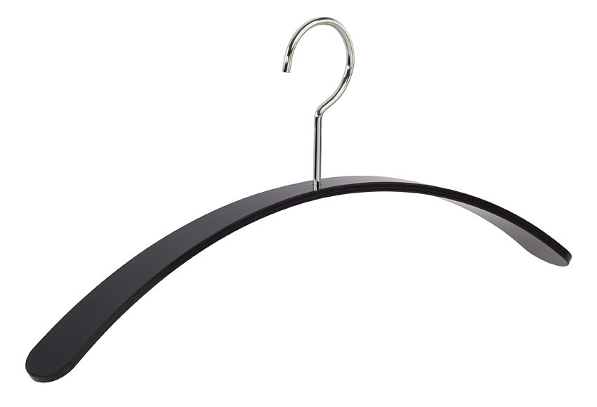 Curve_schwarz_30cm_72dpi Acryl-Kleiderbügel Curve