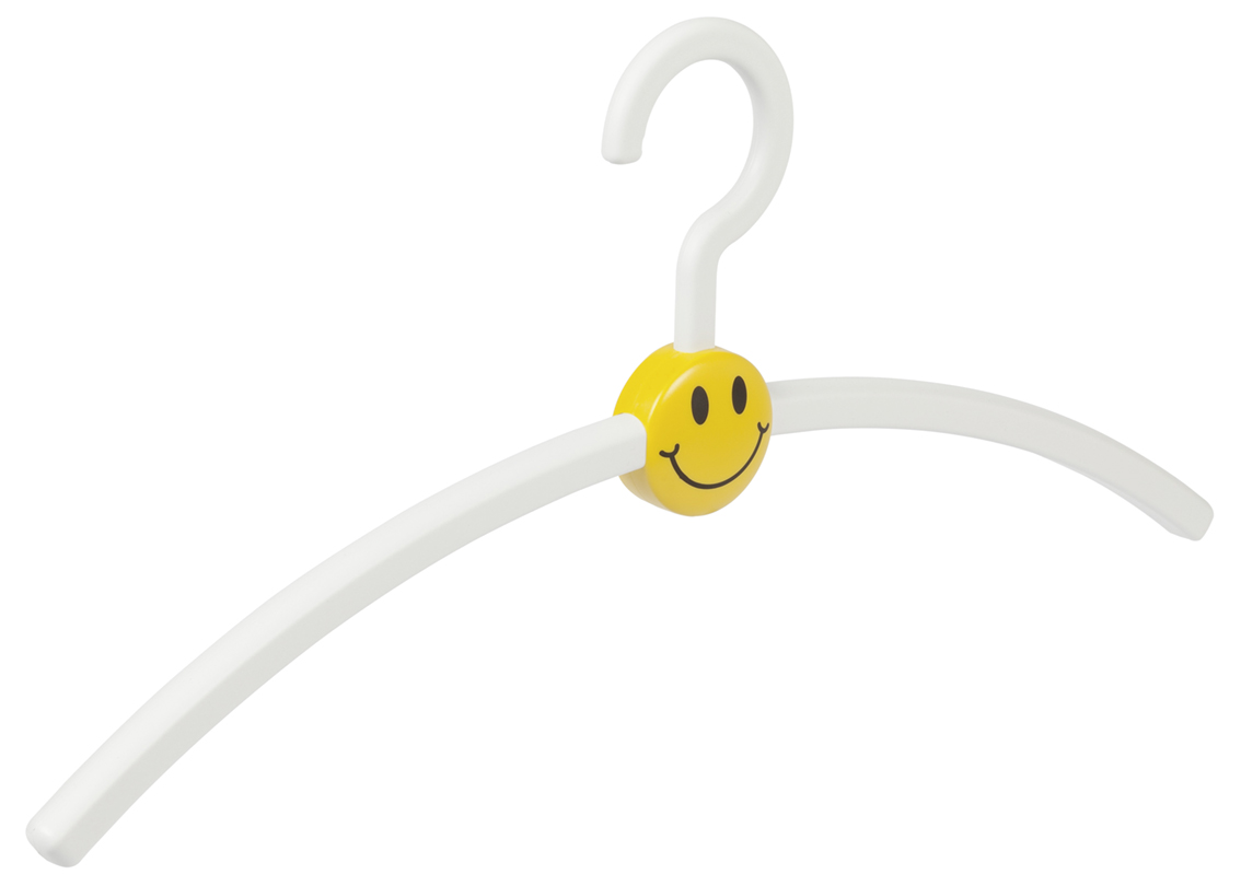 Kunststoff-Kleiderbügel Smile