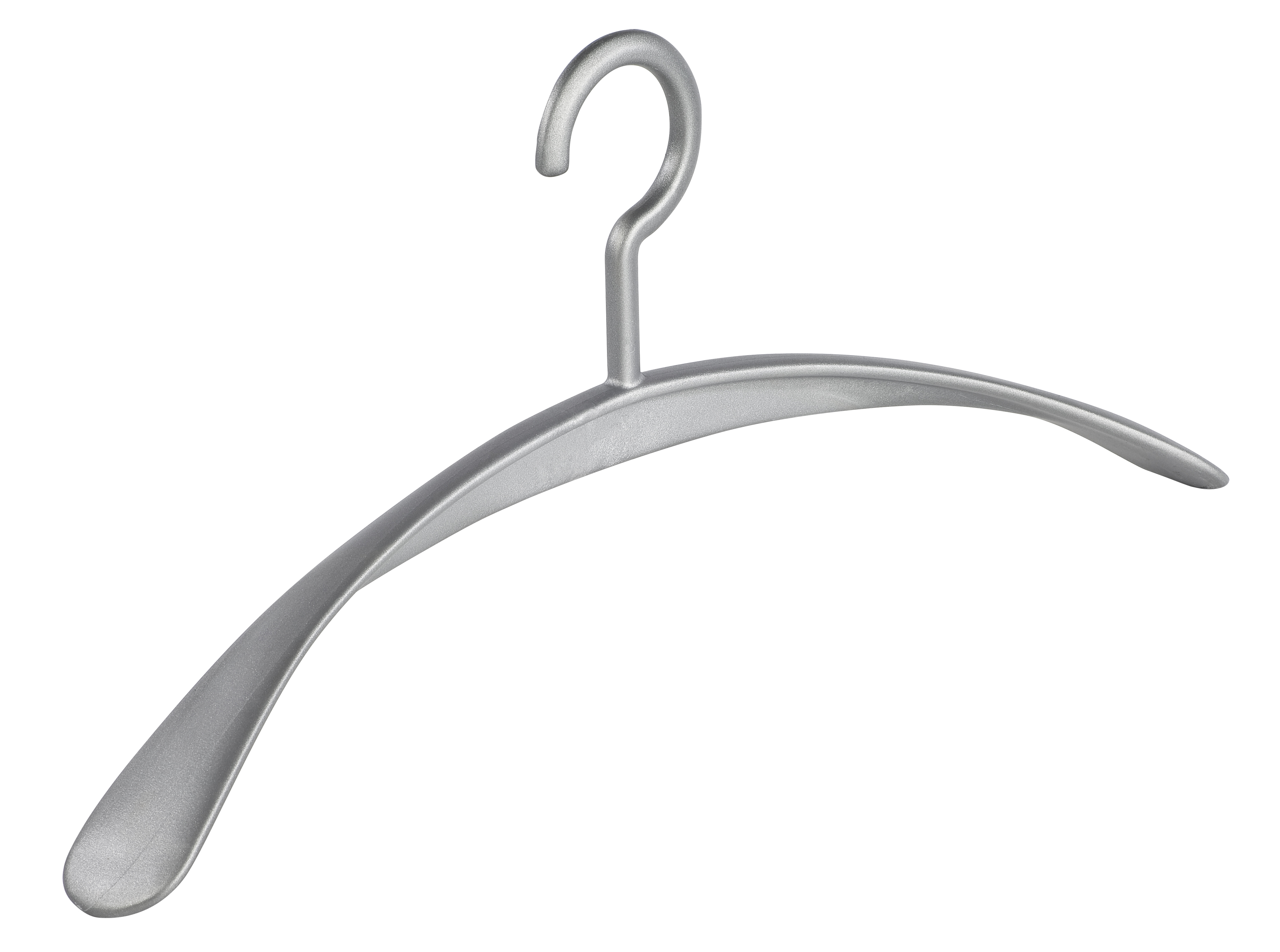 Kunststoff-Kleiderbügel Wing silber