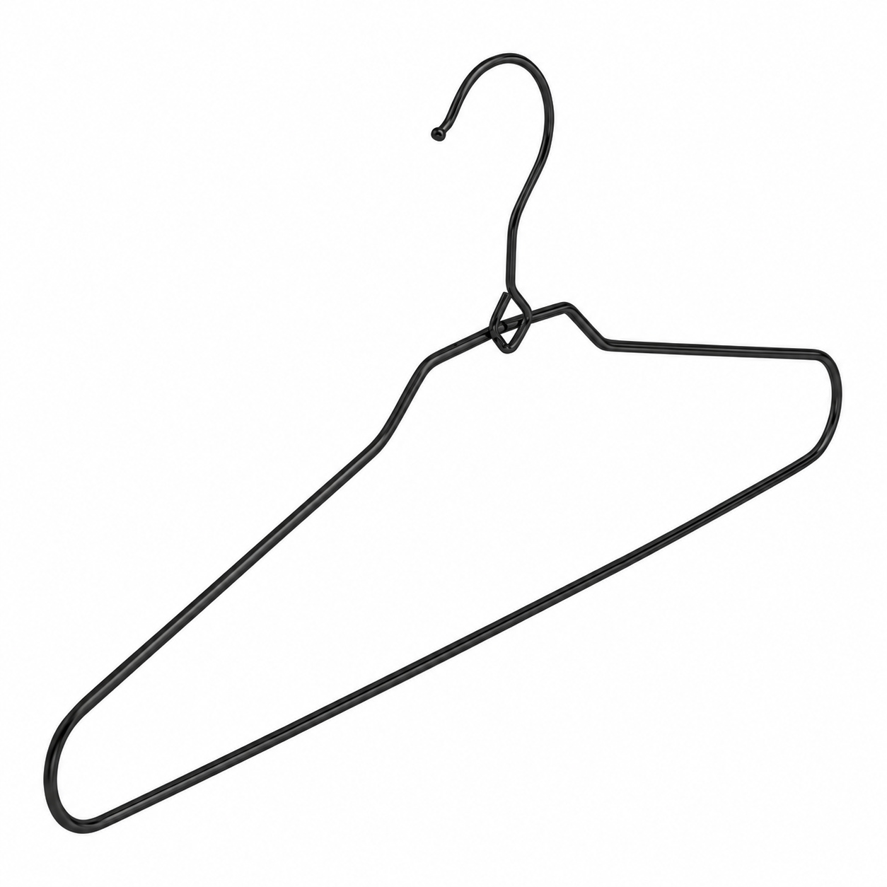 Draht-Kleiderbügel BENDY schwarz matt