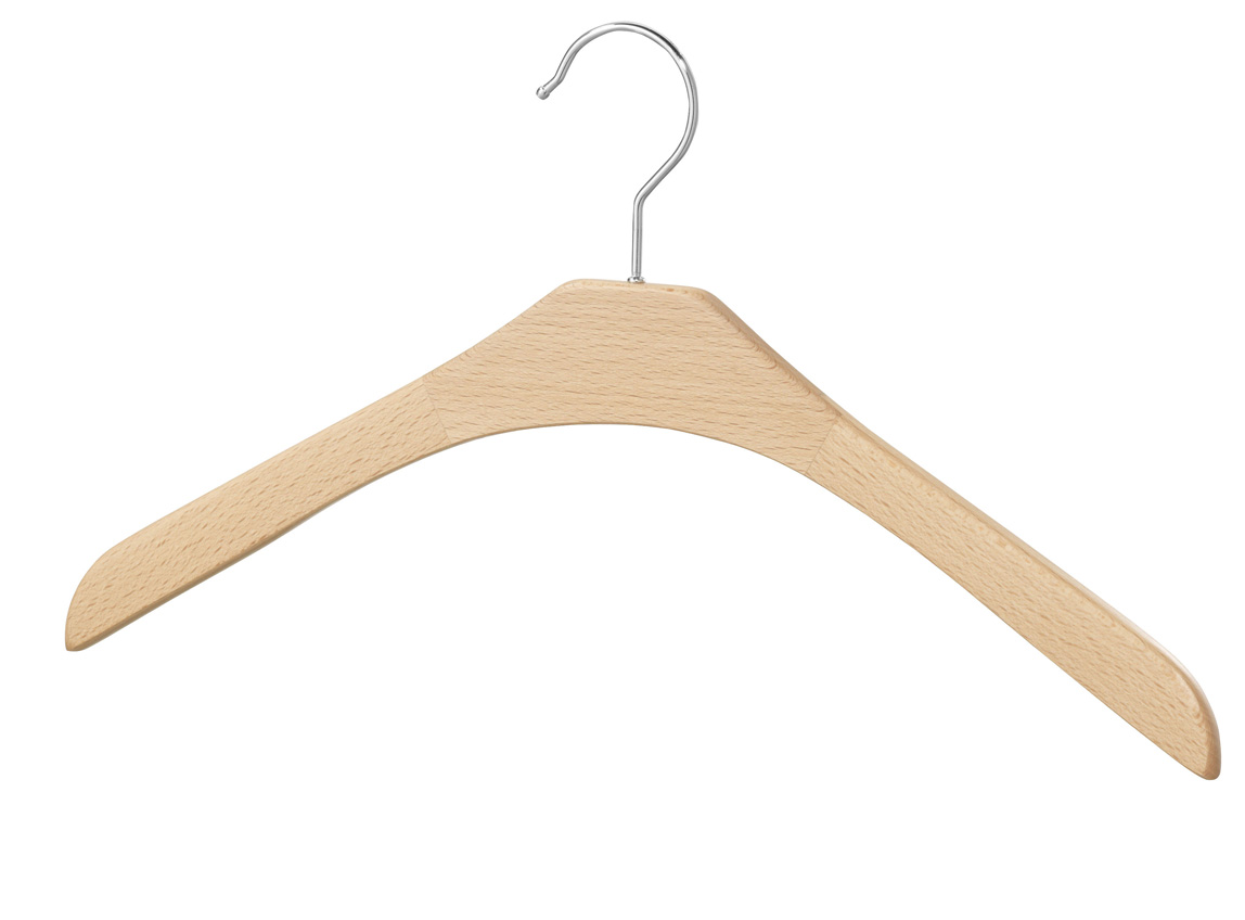 Holz-Kleiderbügel FLEX-D XL, Natur
